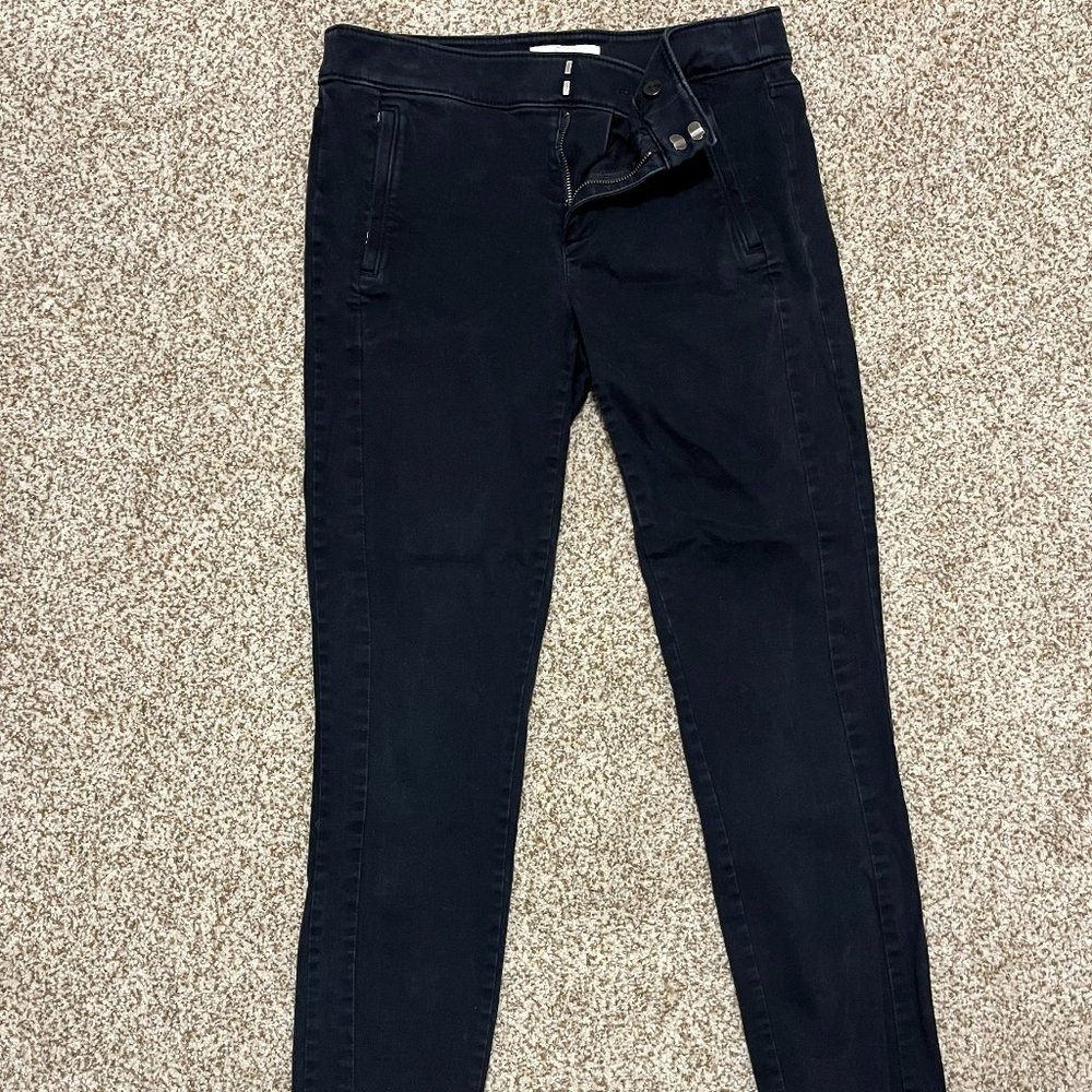 Ann Taylor Loft size 4 black crop/ankle pants